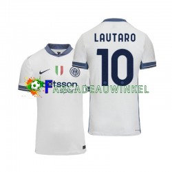 Inter Milan Wedstrijdshirt met Korting Lautaro 10 Uit Heren 2024-25 Korte Mouw