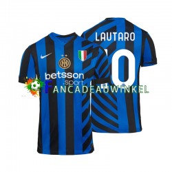 Inter Milan Wedstrijdshirt met Korting Lautaro 10 Thuis Heren 2024-25 Korte Mouw