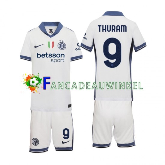 Inter Milan Wedstrijdshirt met Korting Marcus Thuram 9 Uit Kind 2024-25 Korte Mouw