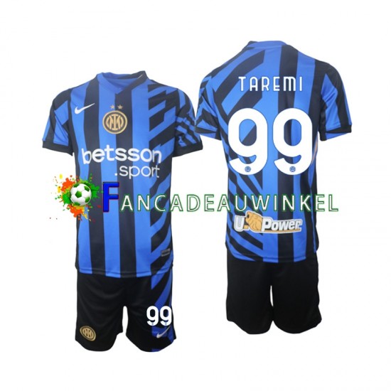 Inter Milan Wedstrijdshirt met Korting Mehdi Taremi 99 Thuis Kind 2024-25 Korte Mouw