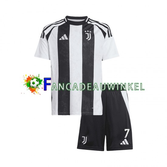 Juventus Wedstrijdshirt met Korting Cristiano Ronaldo 7 Thuis Kind 2024-25 Korte Mouw