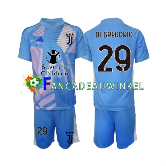 Juventus Wedstrijdshirt met Korting Michele Di Gregorio 29 Keepersshirt Vierde Kind 2024-25 Korte Mouw