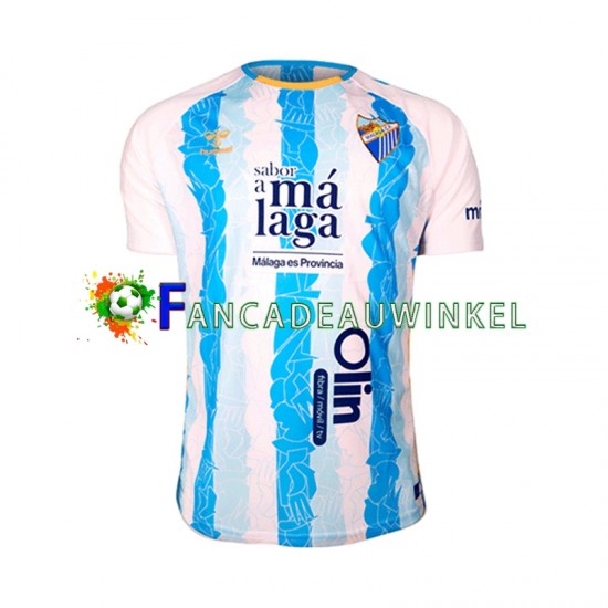 Málaga CF Wedstrijdshirt met Korting Thuis Heren 2024-25 Korte Mouw