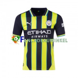 Manchester City Wedstrijdshirt met Korting Uit Heren 2024-25 Korte Mouw