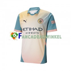 Manchester City Wedstrijdshirt met Korting Vierde Heren 2024-25 Korte Mouw