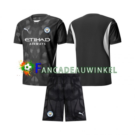 Manchester City Wedstrijdshirt met Korting Keepersshirt Vierde Kind 2024-25 Korte Mouw