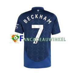 Manchester United Wedstrijdshirt met Korting Beckham 7 Uit Heren 2024-25 Korte Mouw