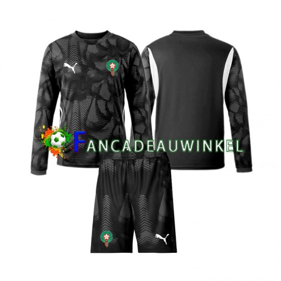 Marokko Wedstrijdshirt met Korting Keepersshirt 3rd Kind 2024 Lange Mouw