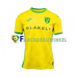 Norwich City Wedstrijdshirt met Korting Thuis Heren 2024-25 Korte Mouw