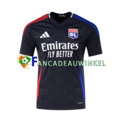 Olympique Lyonnais Wedstrijdshirt met Korting Uit Heren 2024-25 Korte Mouw