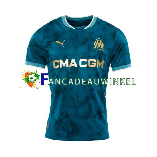 Olympique Marseille Wedstrijdshirt met Korting Uit Heren 2024-25 Korte Mouw