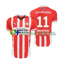 PSV Eindhoven Wedstrijdshirt met Korting Johan Bakayoko 11 Thuis Heren 2024-25 Korte Mouw
