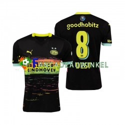 PSV Eindhoven Wedstrijdshirt met Korting Sergino Dest 8 Uit Heren 2024-25 Korte Mouw