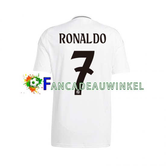 Real Madrid Wedstrijdshirt met Korting Cristiano Ronaldo 7 Thuis Heren 2024-25 Korte Mouw