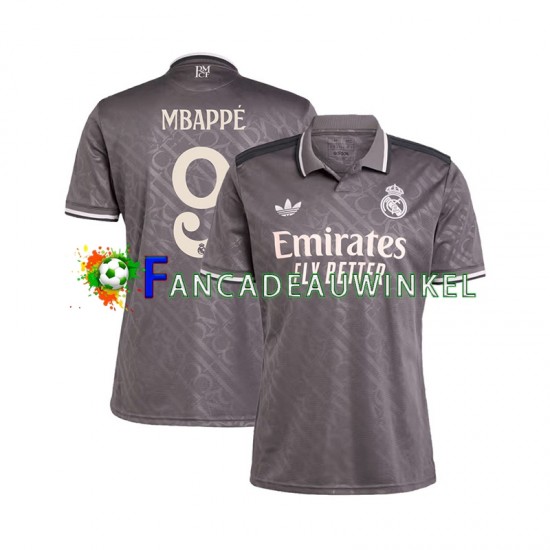 Real Madrid Wedstrijdshirt met Korting Mbappé Kylian 9 3rd Heren 2024-25 Korte Mouw