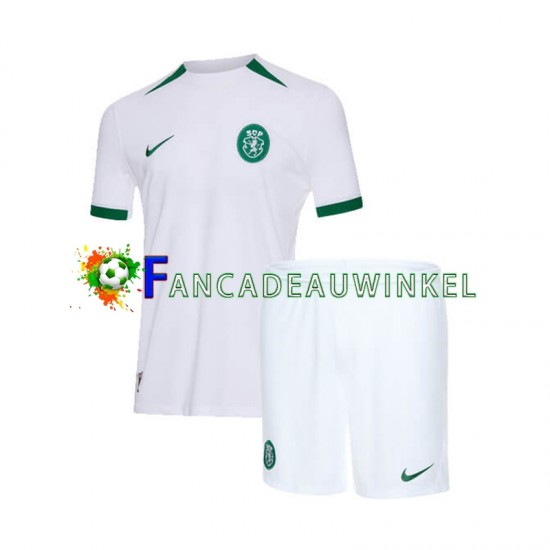 Sporting CP Wedstrijdshirt met Korting Uit Kind 2024-25 Korte Mouw