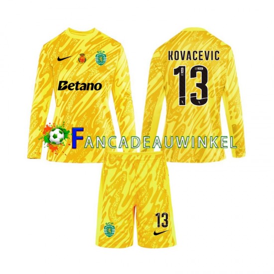 Sporting CP Wedstrijdshirt met Korting Kovacevic 13 Keepersshirt 3rd Kind 2024-25 Lange Mouw