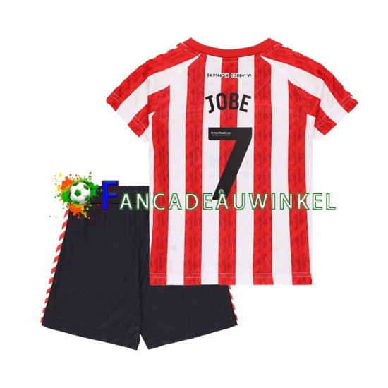 Wedstrijdshirt met Korting Sunderland Jobe Bellingham 7 Thuis Kind 2024-25 Korte Mouw