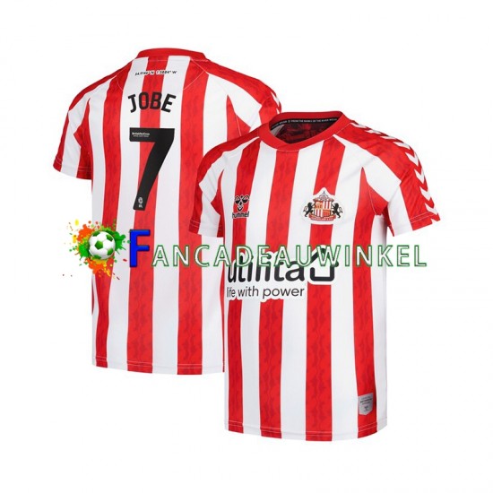 Wedstrijdshirt met Korting Sunderland Jobe Bellingham 7 Thuis Heren 2024-25 Korte Mouw
