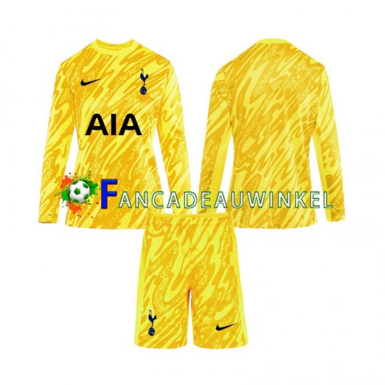 Tottenham Hotspur Wedstrijdshirt met Korting Keepersshirt Thuis Kind 2024-25 Lange Mouw