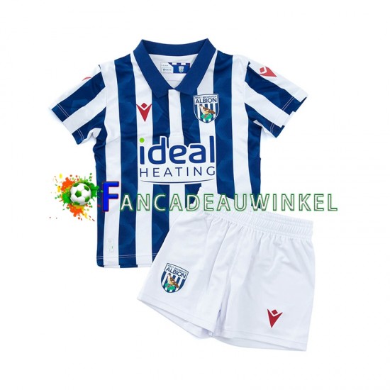 West Bromwich Albion Wedstrijdshirt met Korting Thuis Kind 2024-25 Korte Mouw