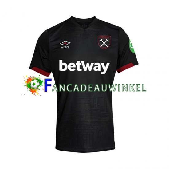 West Ham United Wedstrijdshirt met Korting Uit Heren 2024-25 Korte Mouw