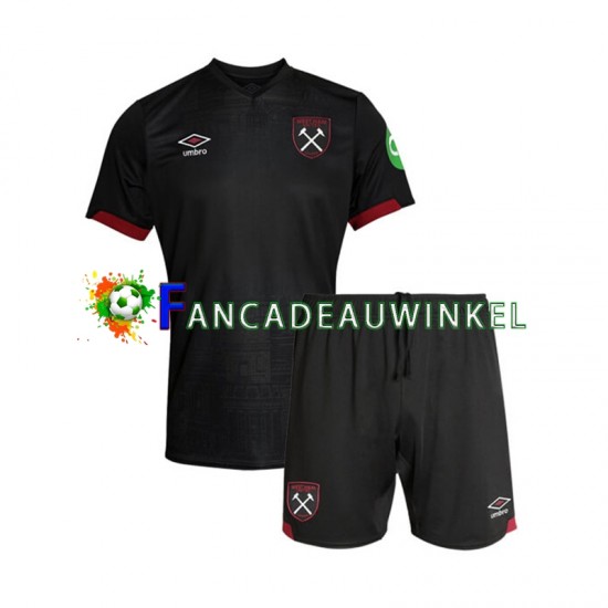 West Ham United Wedstrijdshirt met Korting Uit Kind 2024-25 Korte Mouw