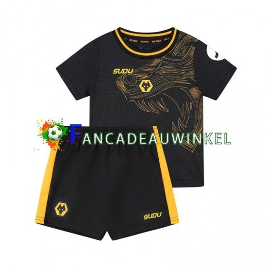 Wolverhampton Wanderers Wedstrijdshirt met Korting Uit Kind 2024-25 Korte Mouw