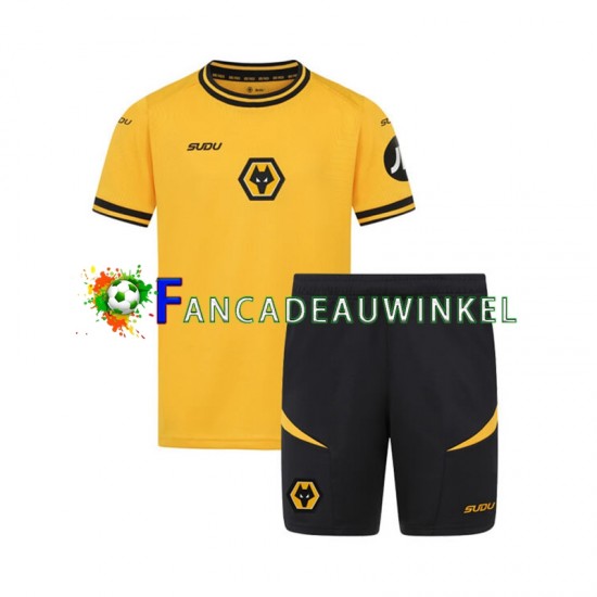 Wolverhampton Wanderers Wedstrijdshirt met Korting Thuis Kind 2024-25 Korte Mouw