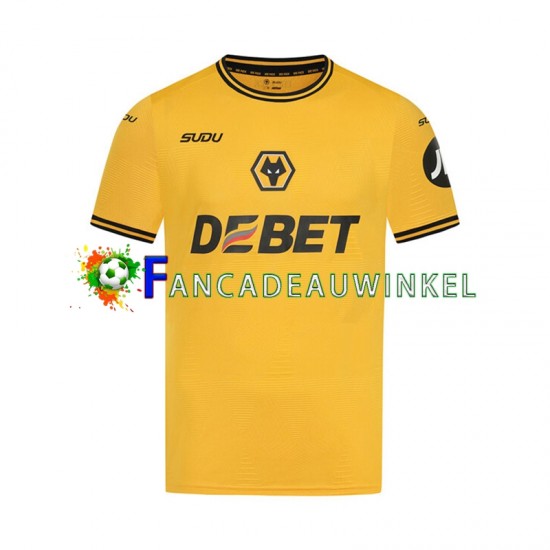 Wolverhampton Wanderers Wedstrijdshirt met Korting Thuis Heren 2024-25 Korte Mouw