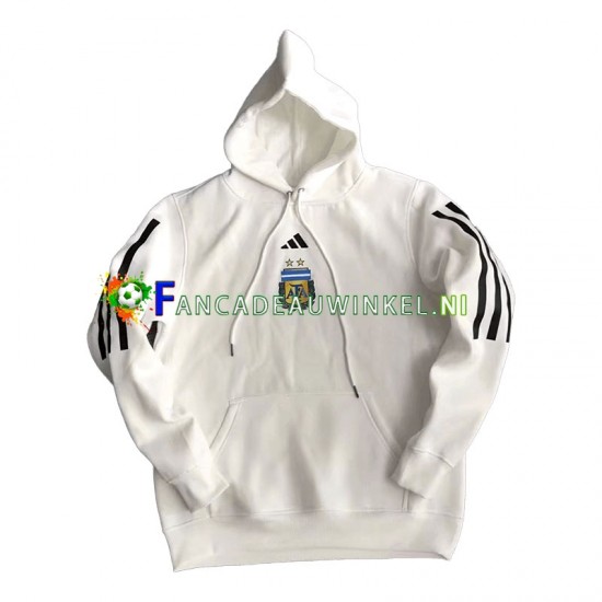 Argentinië Wit Heren Capuchon met koord Hoodie 2022-23