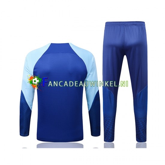 Atlético Madrid Blauw Sweatshirts Pak 2022-23 SKU001