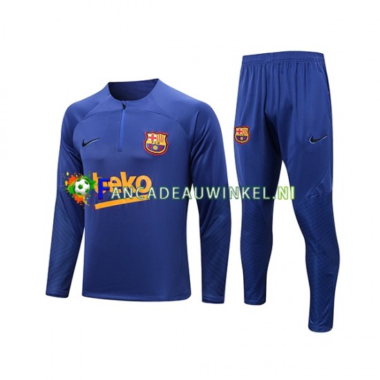 FC Barcelona Blauw Sweatshirts Pak 2022-23