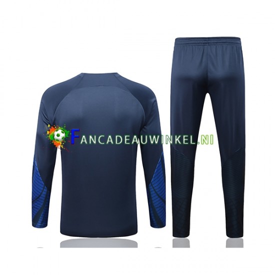 Frankrijk Blauw Sweatshirts Pak 2022-23 SKU001