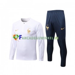 Frankrijk Wit Sweatshirts Pak 2022-23