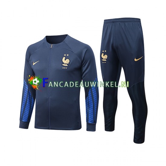 Frankrijk Trainingspak Blauw 2022-23 SKU001