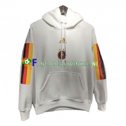 Duitsland Wit Heren Capuchon met koord Hoodie 2022-23