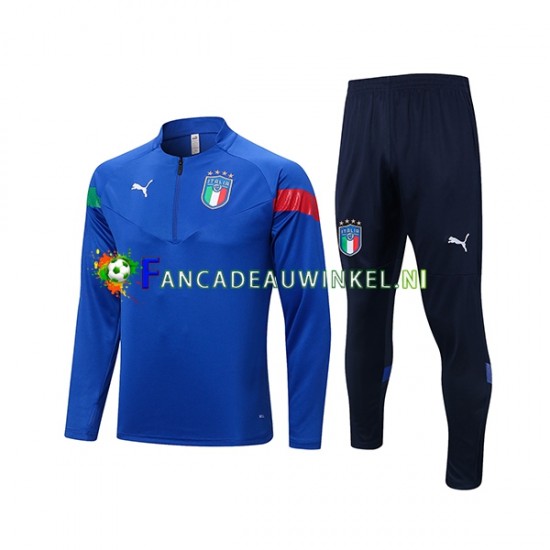 Italië Blauw Sweatshirts Pak 2022-23 SKU001