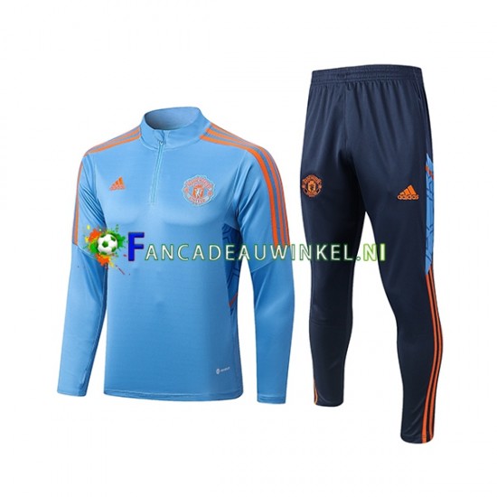 Manchester United Blauw Sweatshirts Pak 2022-23 SKU002