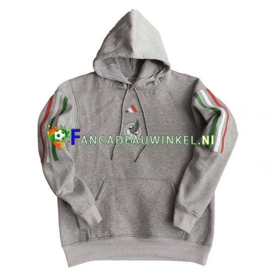 Mexico Grijs Heren Capuchon met koord Hoodie 2022-23