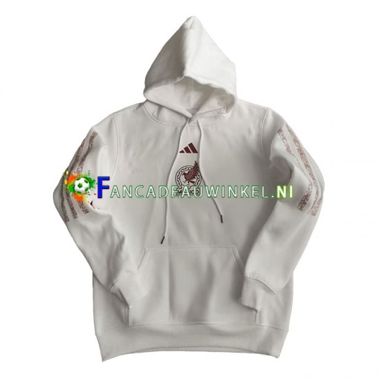 Mexico Wit Heren Capuchon met koord Hoodie 2022-23