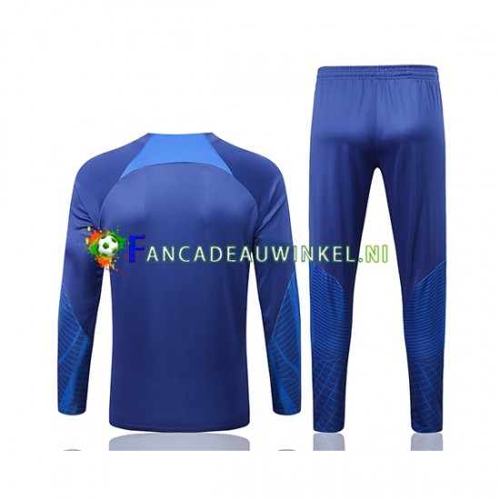 Nederland Blauw Sweatshirts Pak 2022-23