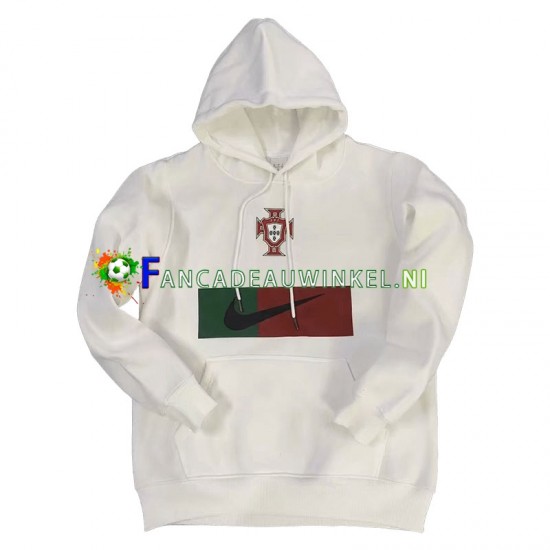 Portugal Wit Heren Capuchon met koord Hoodie 2022-23