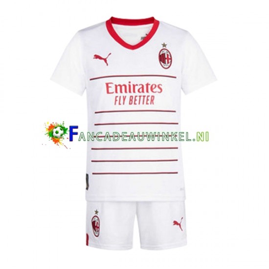 AC Milan Wedstrijdshirt met Korting Uit Kind 2022-23 Korte Mouw