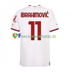 AC Milan Wedstrijdshirt met Korting Ibrahimovic 11 Uit Heren 2022-23 Korte Mouw