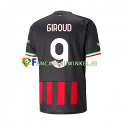 AC Milan Wedstrijdshirt met Korting Olivier Giroud 9 Thuis Heren 2022-23 Korte Mouw