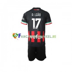 AC Milan Wedstrijdshirt met Korting Rafael Leao 17 Thuis Kind 2022-23 Korte Mouw