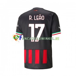 AC Milan Wedstrijdshirt met Korting Rafael Leao 17 Thuis Heren 2022-23 Korte Mouw