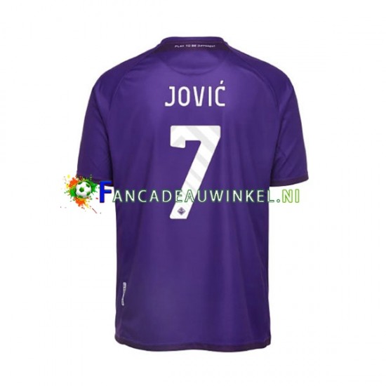 Fiorentina Wedstrijdshirt met Korting Jovic 7 Thuis Heren 2022-23 Korte Mouw