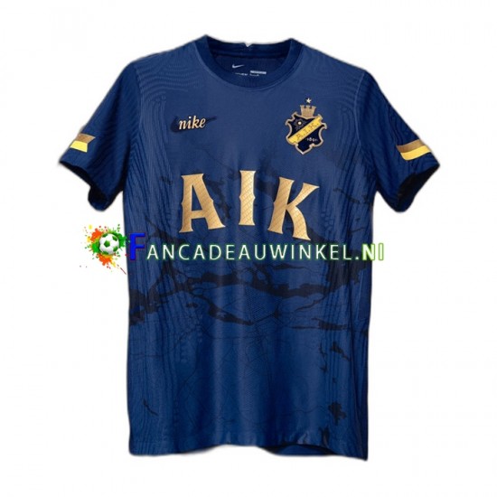 AIK Wedstrijdshirt met Korting Special Thuis Heren 2022 Korte Mouw